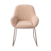 Jesper Home Kushi eetkamerstoel Flax Relax slide rose