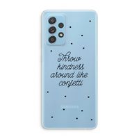 Confetti: Samsung Galaxy A73 Transparant Hoesje