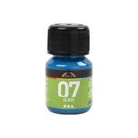 Creativ Company Permanente glasverf - turquoise, 30ml
