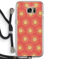 Zon: Samsung Galaxy S7 Edge Transparant Hoesje met koord