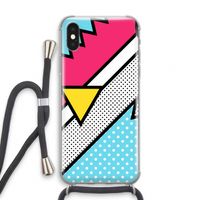 Pop Art #3: iPhone X Transparant Hoesje met koord