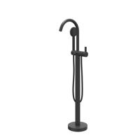 IVY Pact Badmengkraan Vrijstaand - draaibare uitloop - 150cm - Doucheslang - satin mist handdouche - Mat zwart PED 6303012