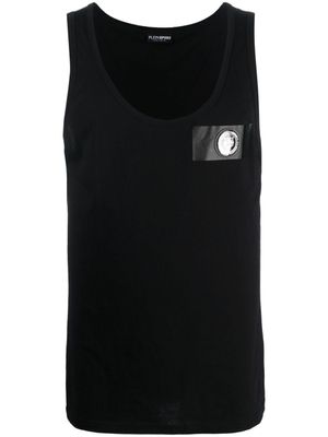 Plein Sport débardeur à patch logo - Noir