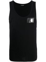 Plein Sport débardeur à patch logo - Noir Plein Sport débardeur à patch logo - Noir