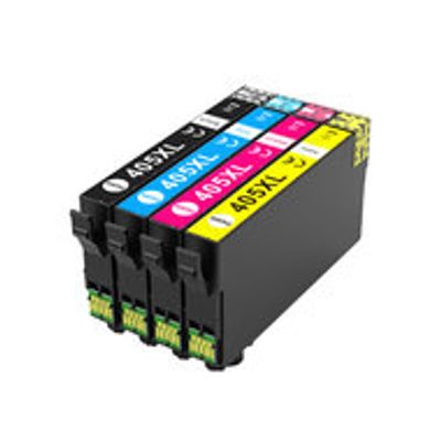 Huismerk Epson 405XL Inktcartridges Multipack (zwart + 3 kleuren)