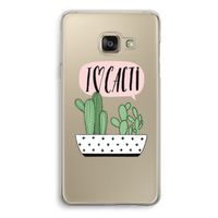 I love cacti: Samsung A3 (2017) Transparant Hoesje
