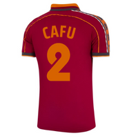 AS Roma Retro Voetbalshirt 1998-1999 + Cafu 2