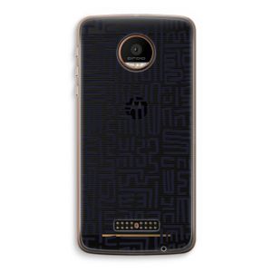 Moroccan Print: Motorola Moto Z Force Transparant Hoesje