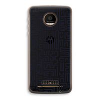 Moroccan Print: Motorola Moto Z Force Transparant Hoesje Moroccan Print: Motorola Moto Z Force Transparant Hoesje