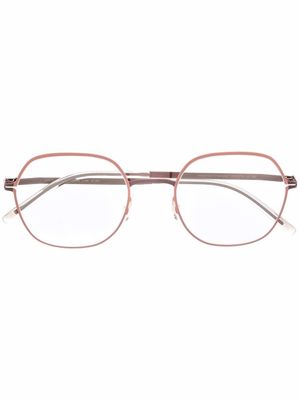 Mykita lunettes de vue Kari à monture ronde - Rose Mykita lunettes de vue Kari à monture ronde - Rose