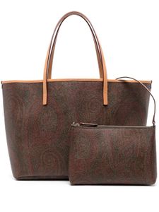 ETRO sac cabas à imprimé cachemire - Rouge