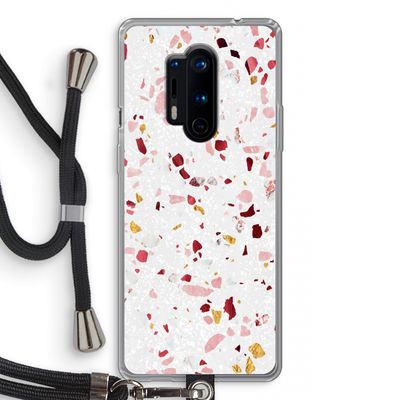 Terrazzo N°9: OnePlus 8 Pro Transparant Hoesje met koord
