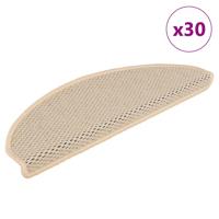 Trapmatten zelfklevend Sisal-Look 30 st 65x21x4 cm Berber