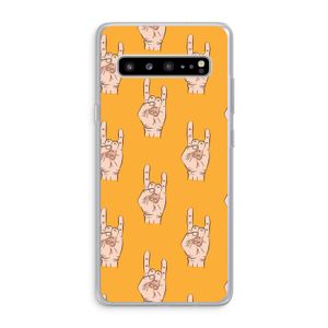 Rock: Samsung Galaxy S10 5G Transparant Hoesje