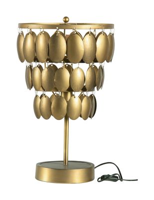 WOOOD Tafellamp 'Moondust', kleur Antique Brass