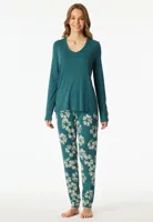 Schiesser dames pyjama Flower - Modal - Katoen