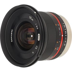 Samyang 12mm F/2.0 NCS CS Fuji X Zwart occasion