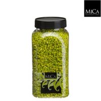 Gravel lichtgroen fles 1 kilogram - Mica Decorations