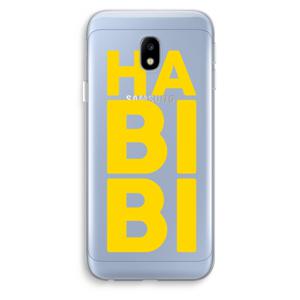 Habibi Blue: Samsung Galaxy J3 (2017) Transparant Hoesje