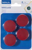 MAUL magneet Solid 38mm trekkracht 1,5kg blister 4 rood