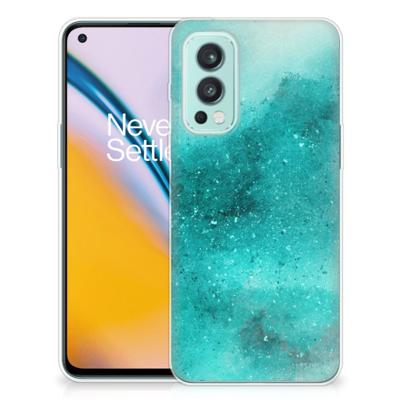 Smartphone hoesje OnePlus Nord 2 5G Painting Blue Smartphone hoesje OnePlus Nord 2 5G Painting Blue