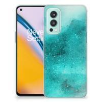 Smartphone hoesje OnePlus Nord 2 5G Painting Blue