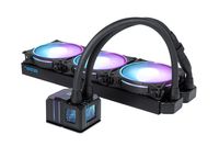 Alphacool Eisbaer Pro Aurora 360 Processor Alles-in-één vloeistofkoeler 12 cm Zwart, Wit 1 stuk(s) - thumbnail