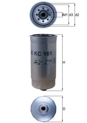Brandstoffilter KC161