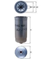 Brandstoffilter KC161