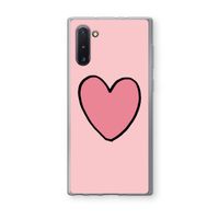Hartje: Samsung Galaxy Note 10 Transparant Hoesje
