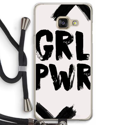 Girl Power #2: Samsung Galaxy A3 (2016) Transparant Hoesje met koord