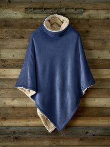 De Witte Lietaer De Witte Lietaer Ganges Teddy Poncho royal blue