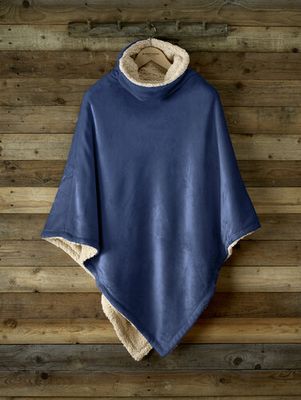 De Witte Lietaer De Witte Lietaer Ganges Teddy Poncho royal blue