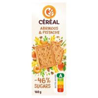 Cereal Koekjes abrikoos-pistache minder suikers 160 Gram