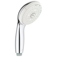 GROHE New Tempesta handdouche met 4 straalsoorten Ø10cm 9.5L/min. chroom/wit 28421002