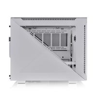 Thermaltake Divider 200 TG Air Snow Micro-tower PC-behuizing Wit 2 voorgeïnstalleerde ventilators, Zijvenster, Stoffilter - thumbnail