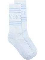 Versace chaussettes à logo 90s Vintage - Bleu