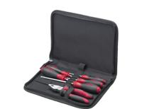 Wiha 9300019 Gereedschapset monteur Schroevendraaier, combinatietang 7-delig incl. gereedschapetui - 33970