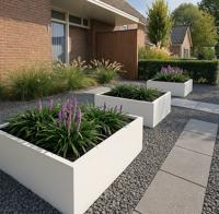 Plantenbak wit - per m³