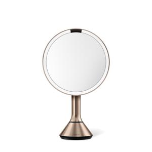 Simplehuman - Spiegel met Sensor, Rond, 5x Vergroting, Rose Goud - Simplehuman