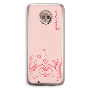 Love is in the air: Motorola Moto G6 Transparant Hoesje