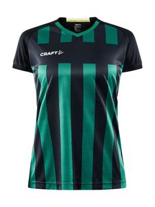 Craft 1910176 Progress 2.0 Stripe Wmn - Black/Team Green - S