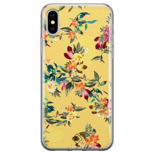 iPhone X/XS siliconen hoesje - Floral days