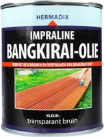 Hermadix impraline mat - bangkirai-olie - bruin transparant 750ml