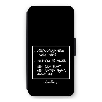 Mijn Motto's: iPhone 12 Pro Max Flip Hoesje