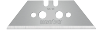Martor Trapeziummes | L60xB19xS0,63mm | met perforatie | 10 stuks / dispenser - 99.70 99.70
