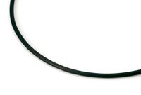 Boccia 0827-01 Ketting titanium-rubber zwart 42 cm