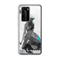I will not feel a thing: Huawei P40 Pro Transparant Hoesje