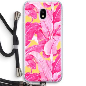 Pink Banana: Samsung Galaxy J3 (2017) Transparant Hoesje met koord