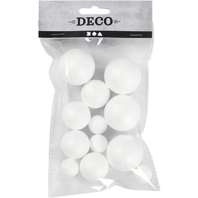 Creativ Company Styropor ballen wit, 12st.
